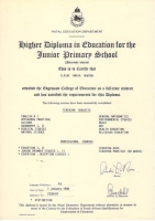 Higher Diploma in Education (HDE)